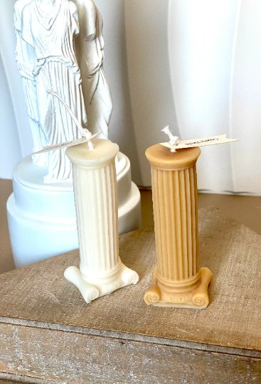 Roman Column Pillar Candle - Crazy About Candles