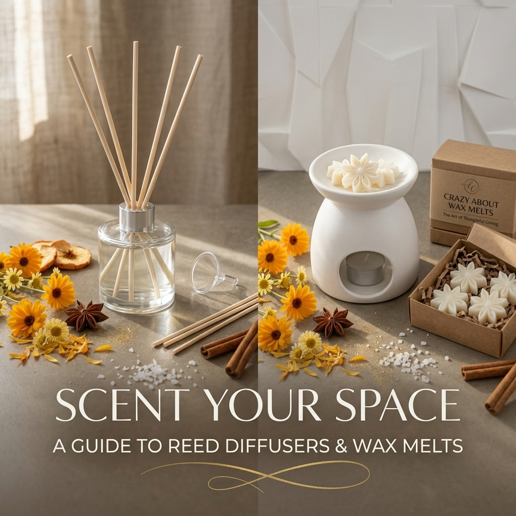 Scent Your Space: A Guide to Reed Diffusers & Wax Melts