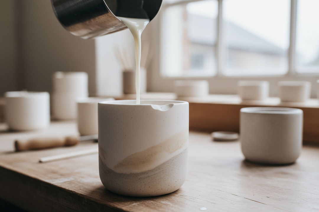 What Is a Jesmonite Candle? (And Why You'll Want to Keep the Vessel Forever)