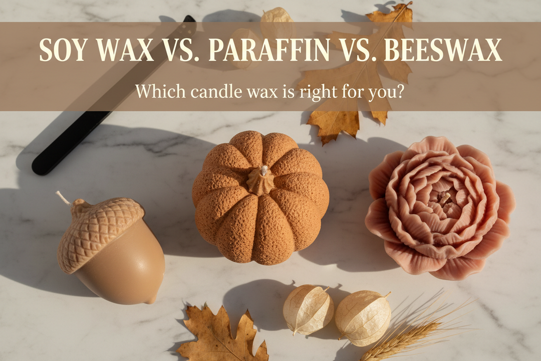 Soy Wax vs. Paraffin vs. Beeswax Candles: What's the Difference and Which Burns Better?