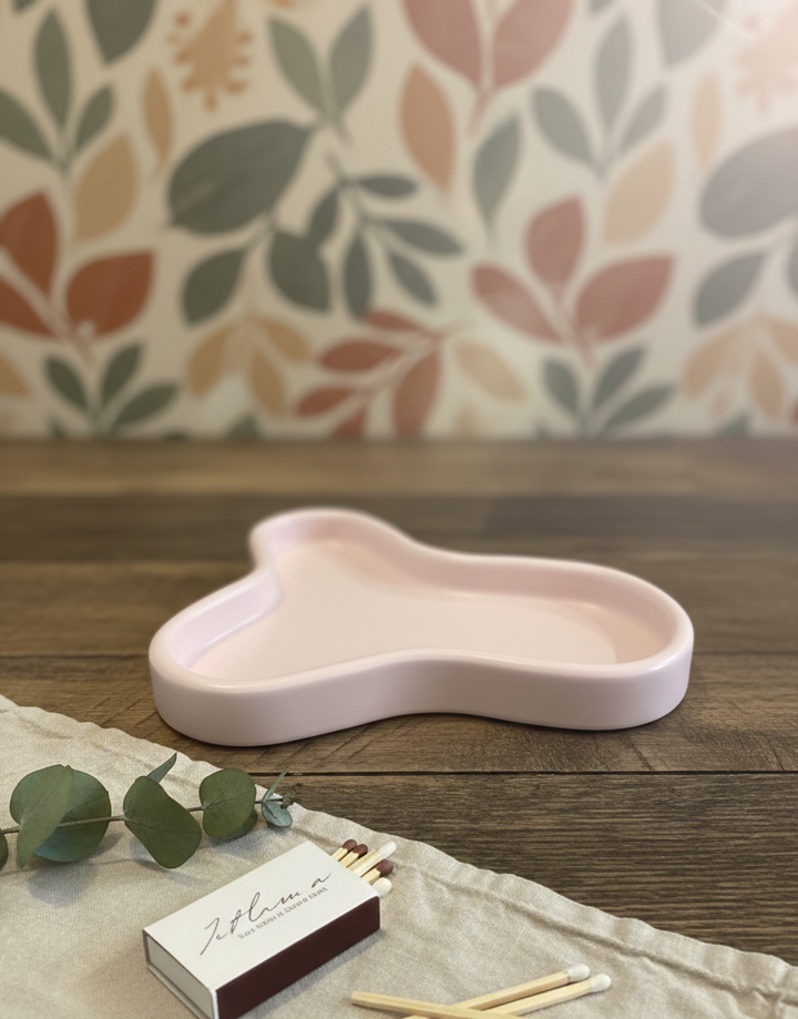 Handcrafted Jesmonite Clover Trinket Tray