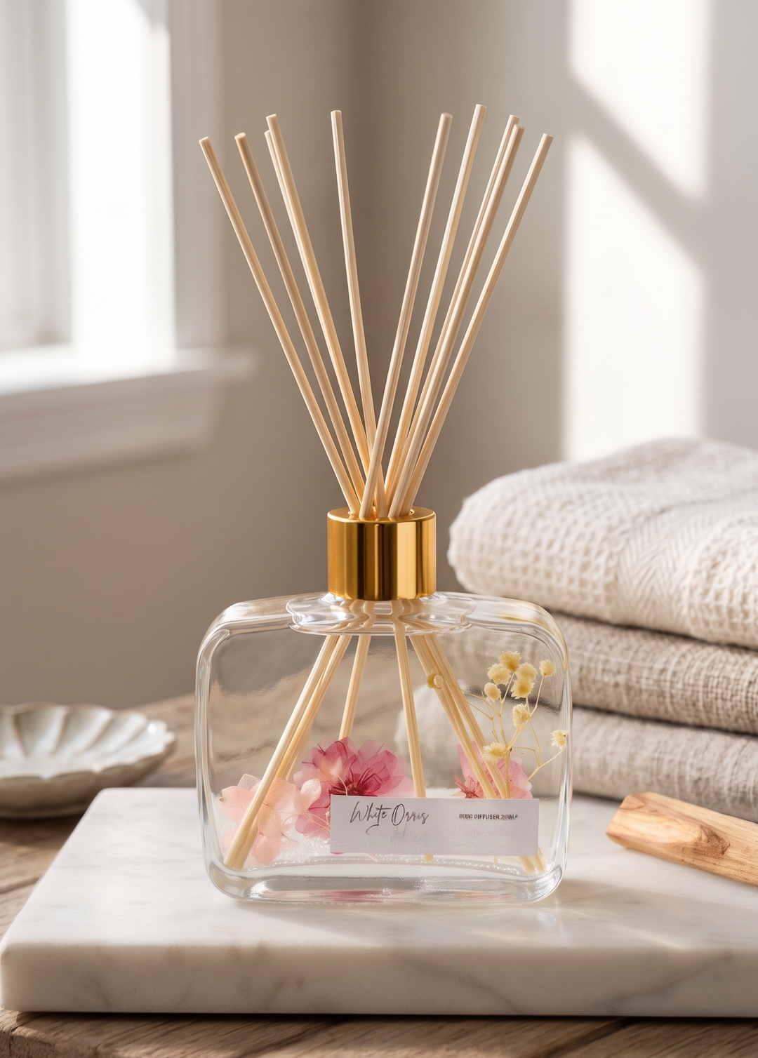 Botanical Reed Diffuser 6.8oz– Natural Home Fragrance &amp; Décor