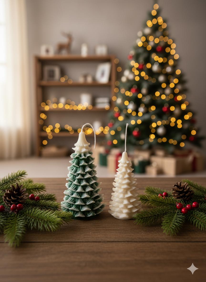 Christmas Candle Handmade