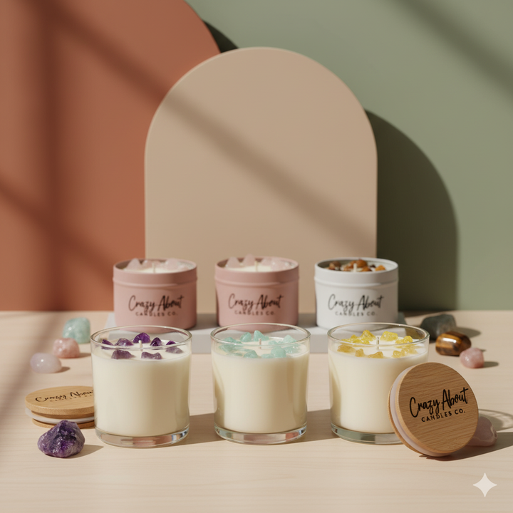 Energy Crystals Container Candles