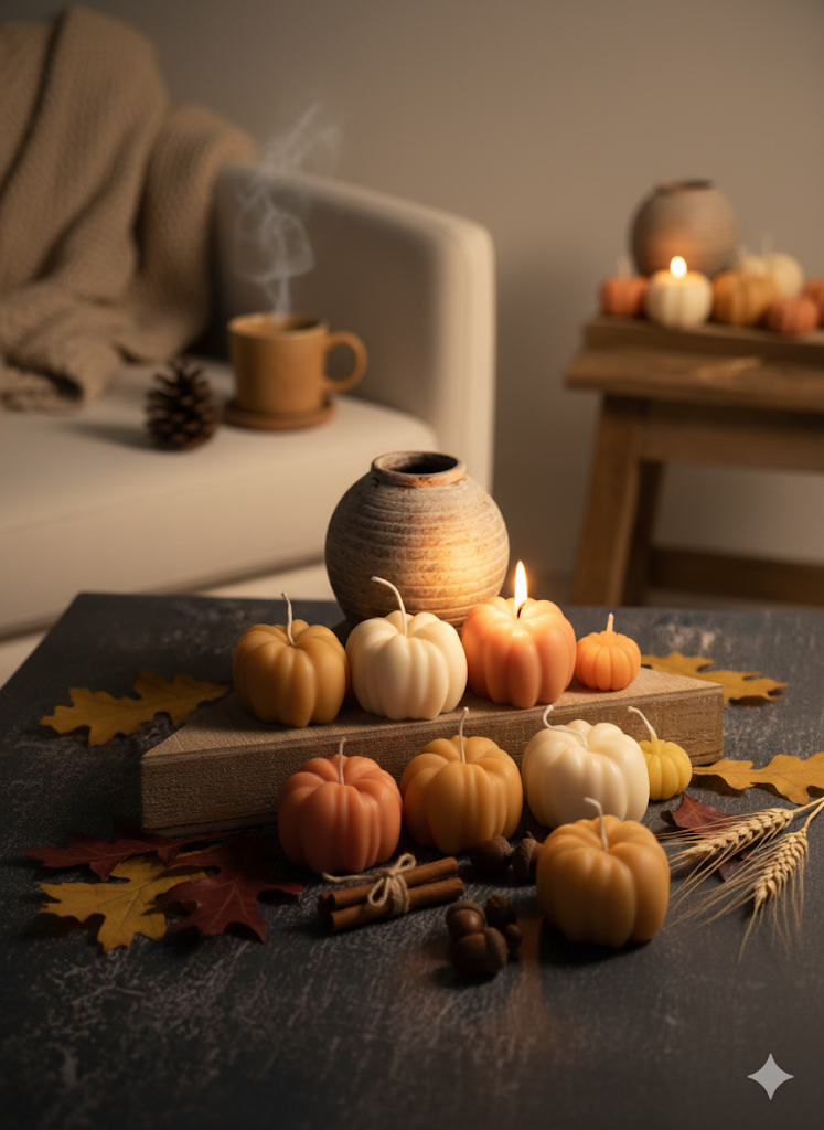 Fall Pumpkin Candle