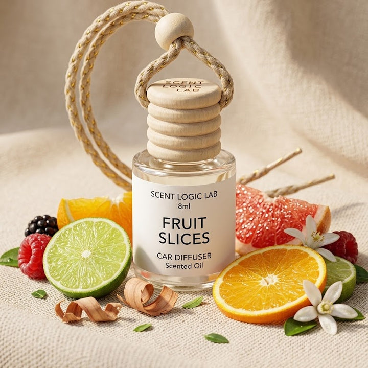 Fruit Slices Scented Car Diffuser.