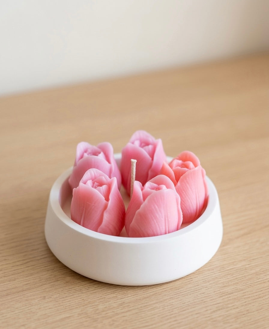 The Tulip Blossom Candle | Hand-Poured Luxury