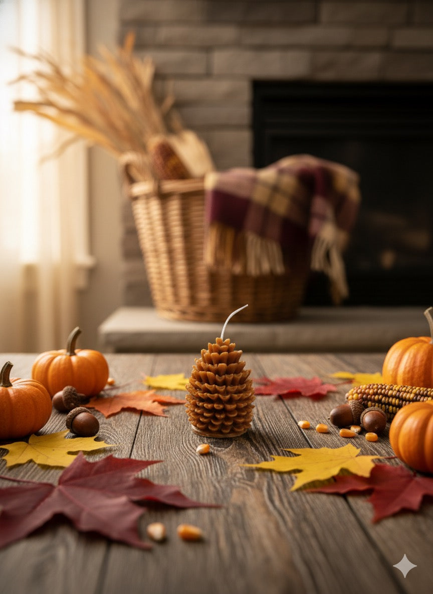 Handmade_pine_cone_candle
