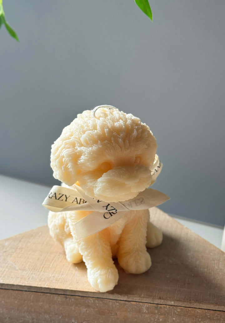Large Puppy Candle – Unique Handmade Decor for Dog Lovers