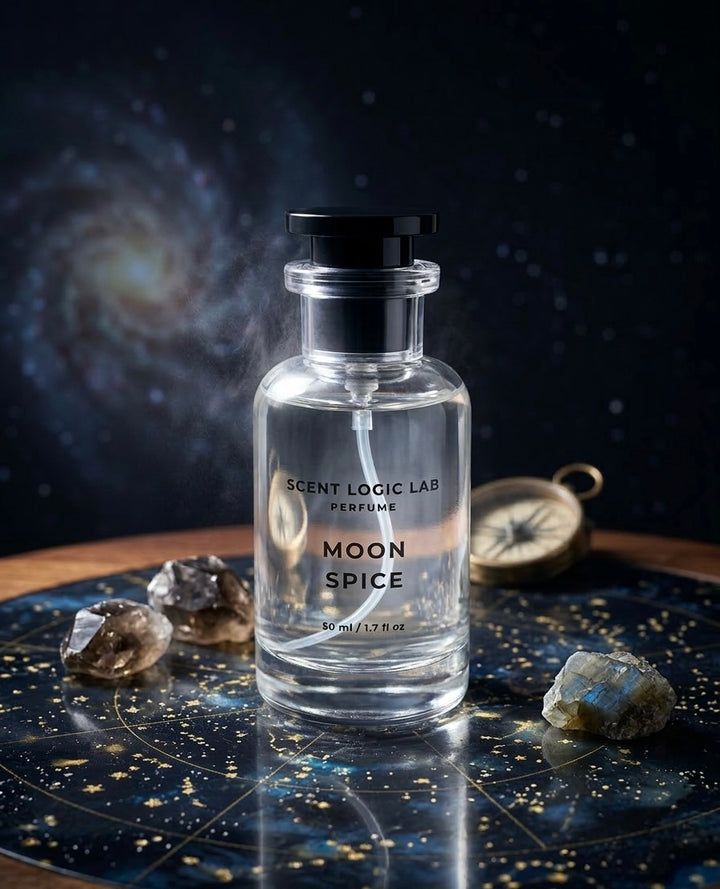 Moon Spice EDT 50ml – handcrafted luxury perfume, warm spice fragrance made in the USA