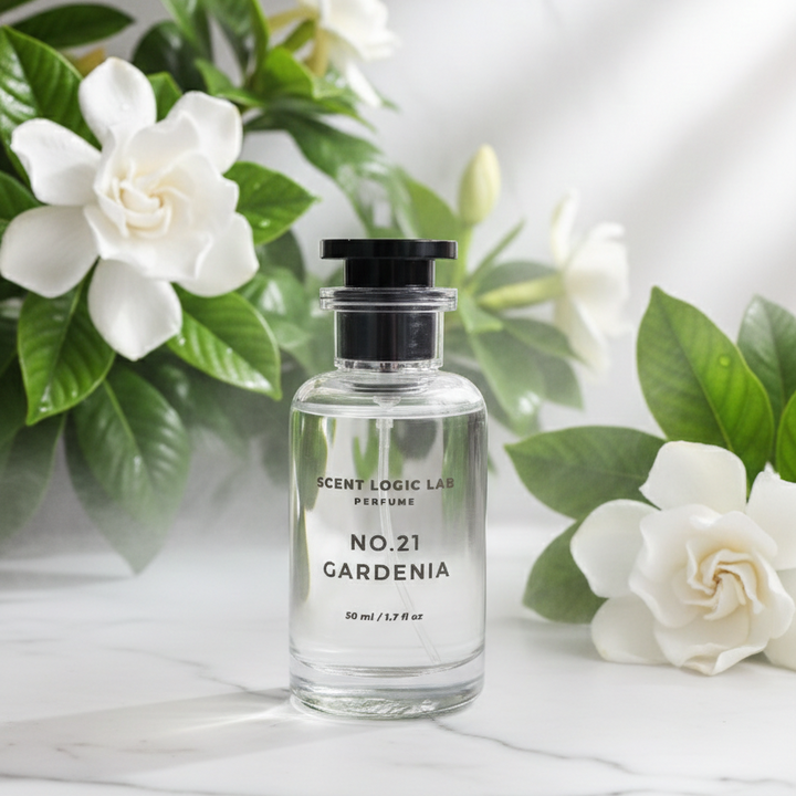 Perfume bottle labeled &