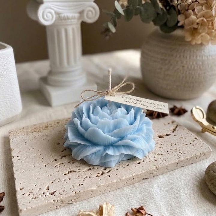Peony Flower Soy Candle