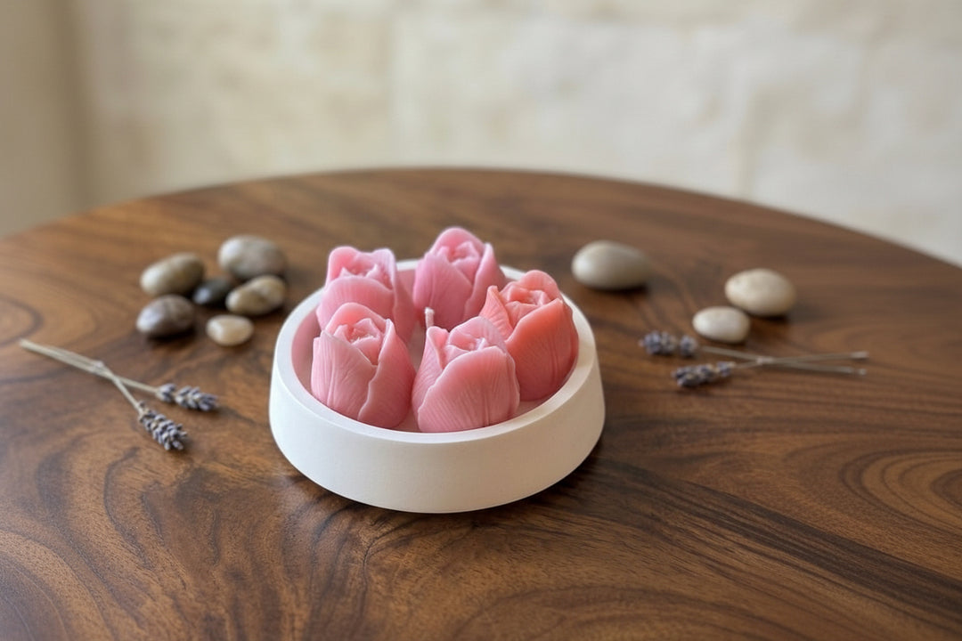 The Tulip Blossom Candle | Hand-Poured Luxury