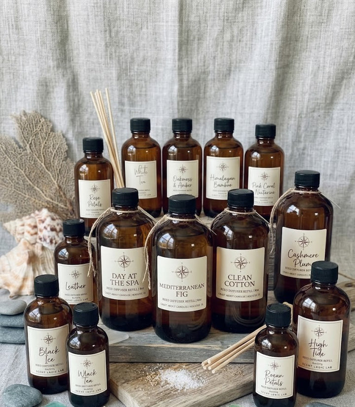 Reed Diffuser Refill – 8oz | Holiday Scents, Essential Oil Infused