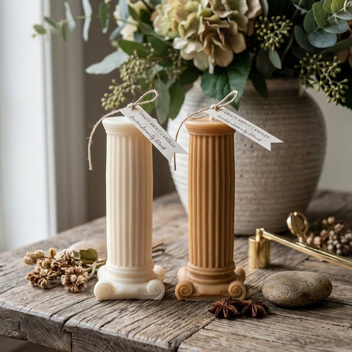 Roman Column Pillar Candle