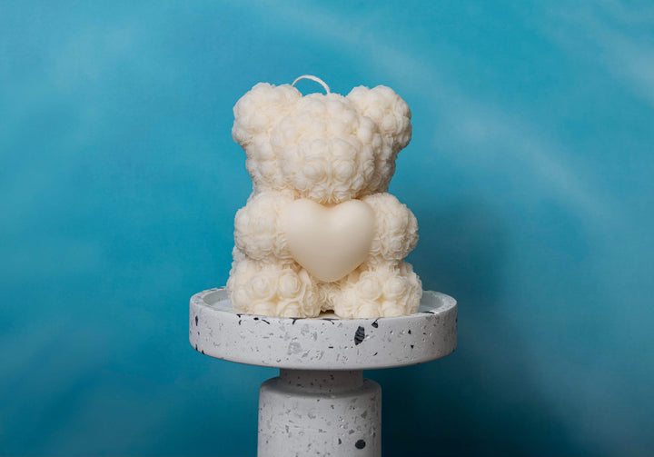 Custom Bear Candle – Birthday, Anniversary & Wedding Gift