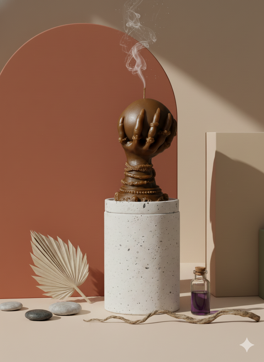 Wicked Crystal Ball Candle – Mystical Soy Candle