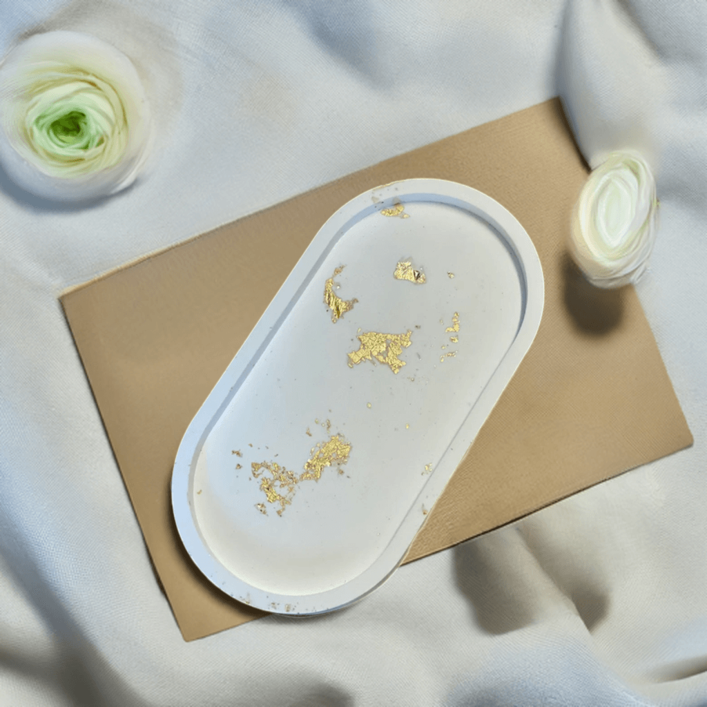 Handmade Jesmonite Tray – Elegant and Durable Home Decor