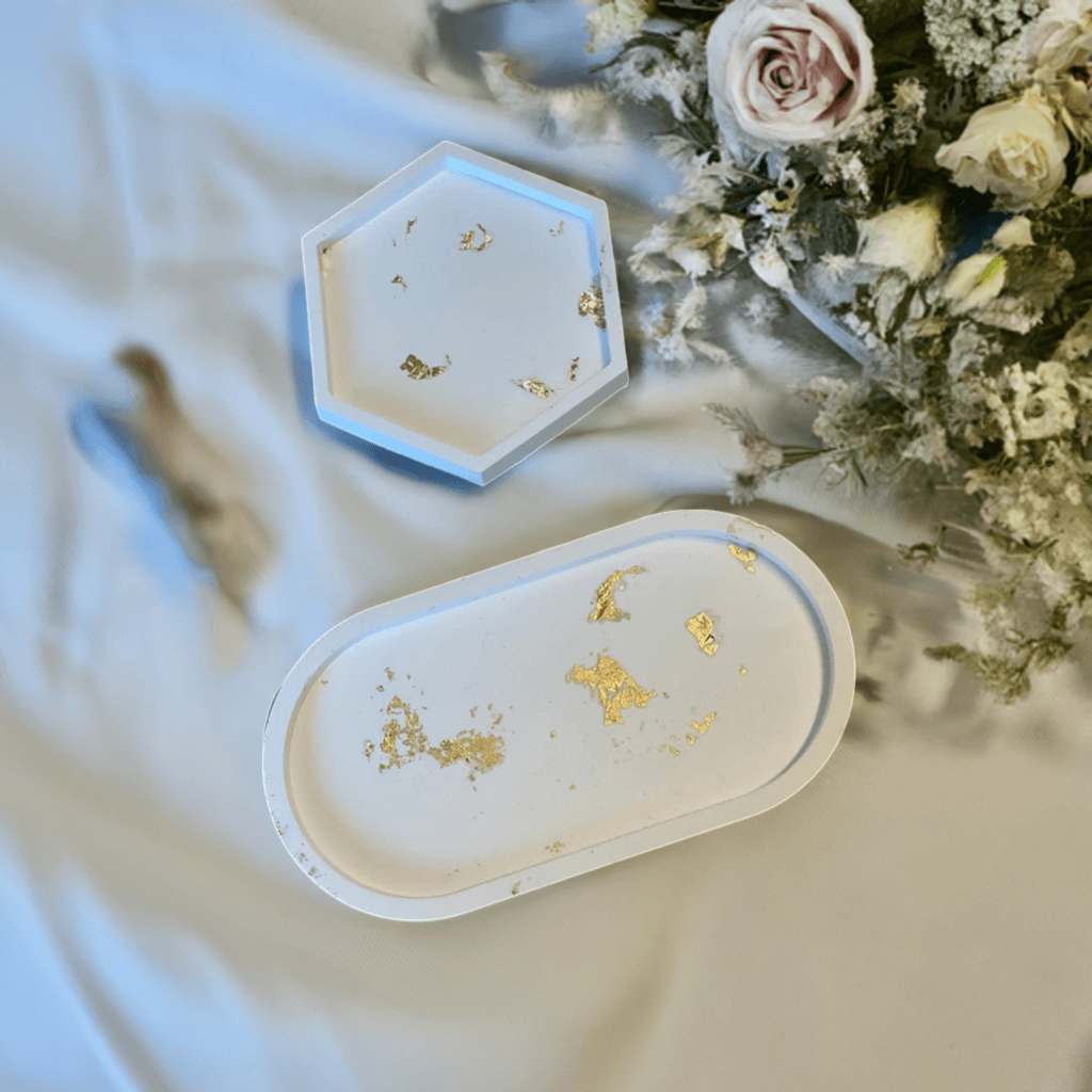 Jesmonite Tray – Perfect for Serving, Display, and Decor