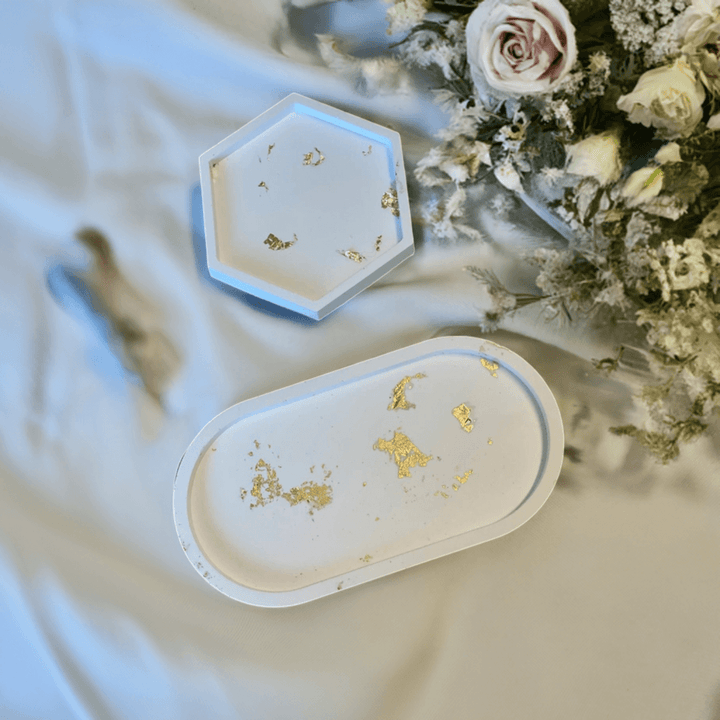 Jesmonite Tray – Perfect for Serving, Display, and Decor