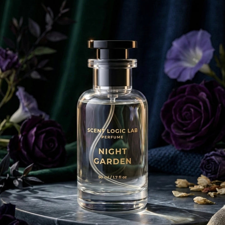 Perfume bottle labeled &
