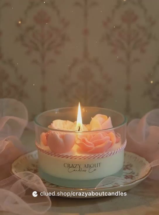 Large Rose Container Candle | Romance Captured