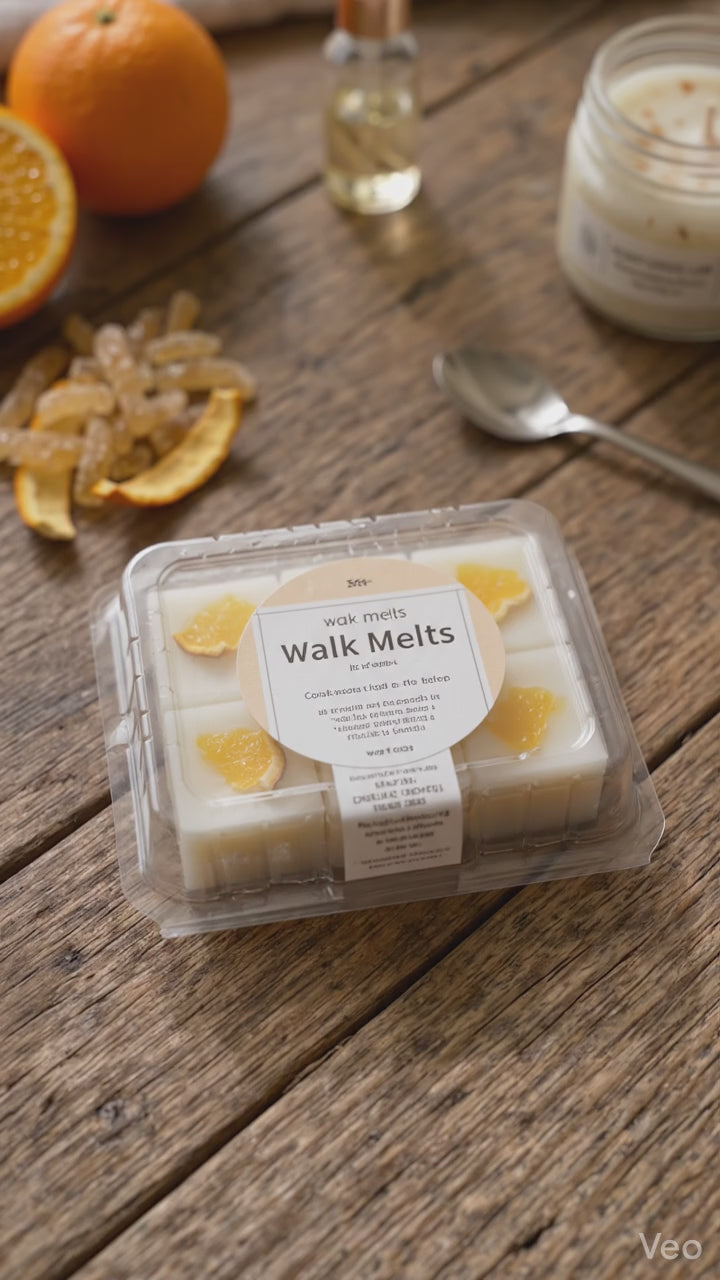 Zest the Day Away: Orange Peel Soy Wax Melts