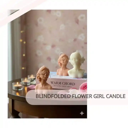 Blindfolded Flower Girl Candle by@Outfy