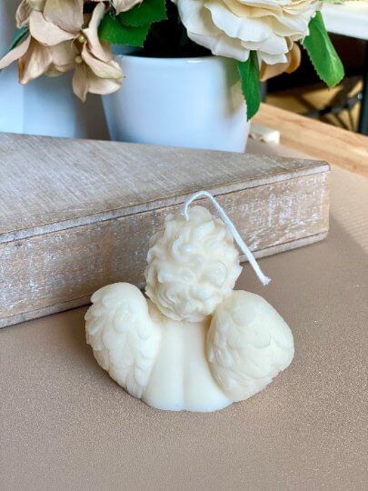 Spiritual angel candle gift for loved ones