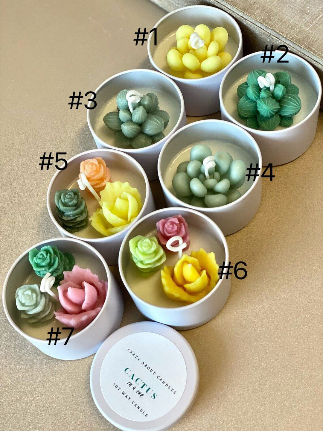 Handmade Scented Cactus Candle – Ideal for Boho Home Decor