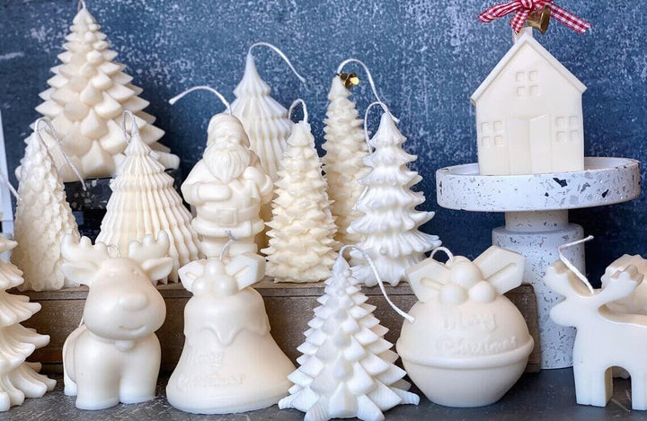 Christmas Cottage Candles | Holiday Decor - Crazy About Candles