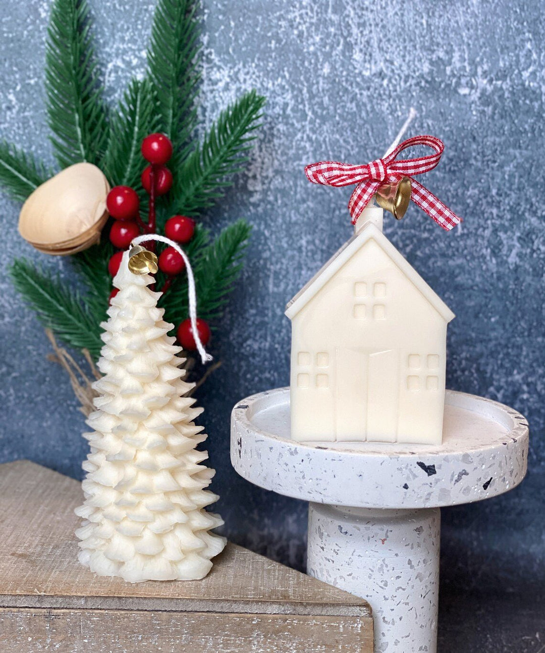 Christmas Cottage Candles | Holiday Decor - Crazy About Candles