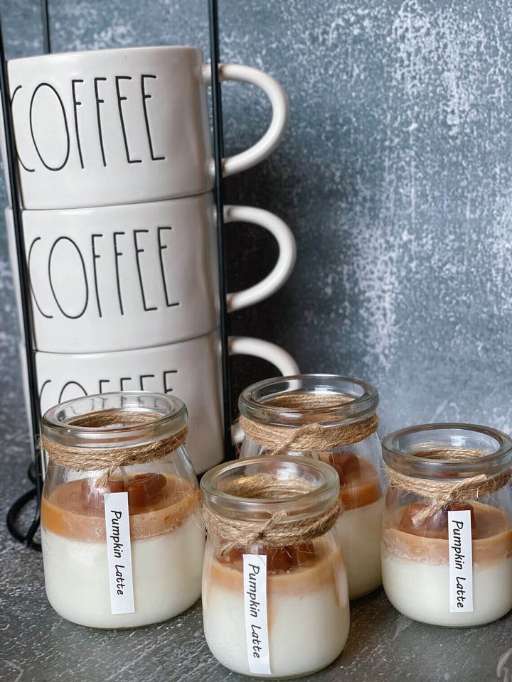 Coffee Lover Soy Wax Candle – Glass Jar with Lid