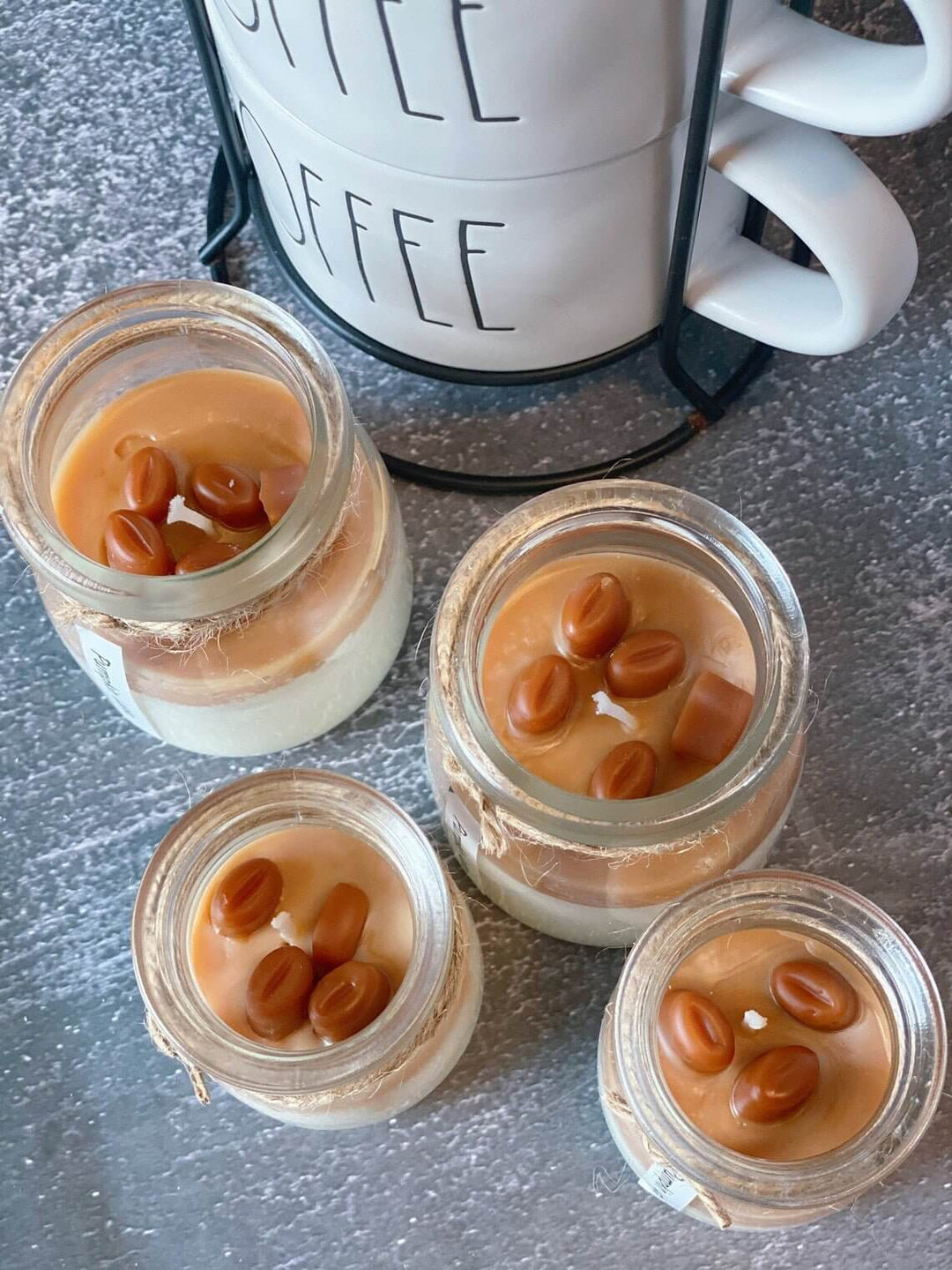 Coffee Lover Soy Wax Candle Glass Jar with Lid - Crazy About Candles