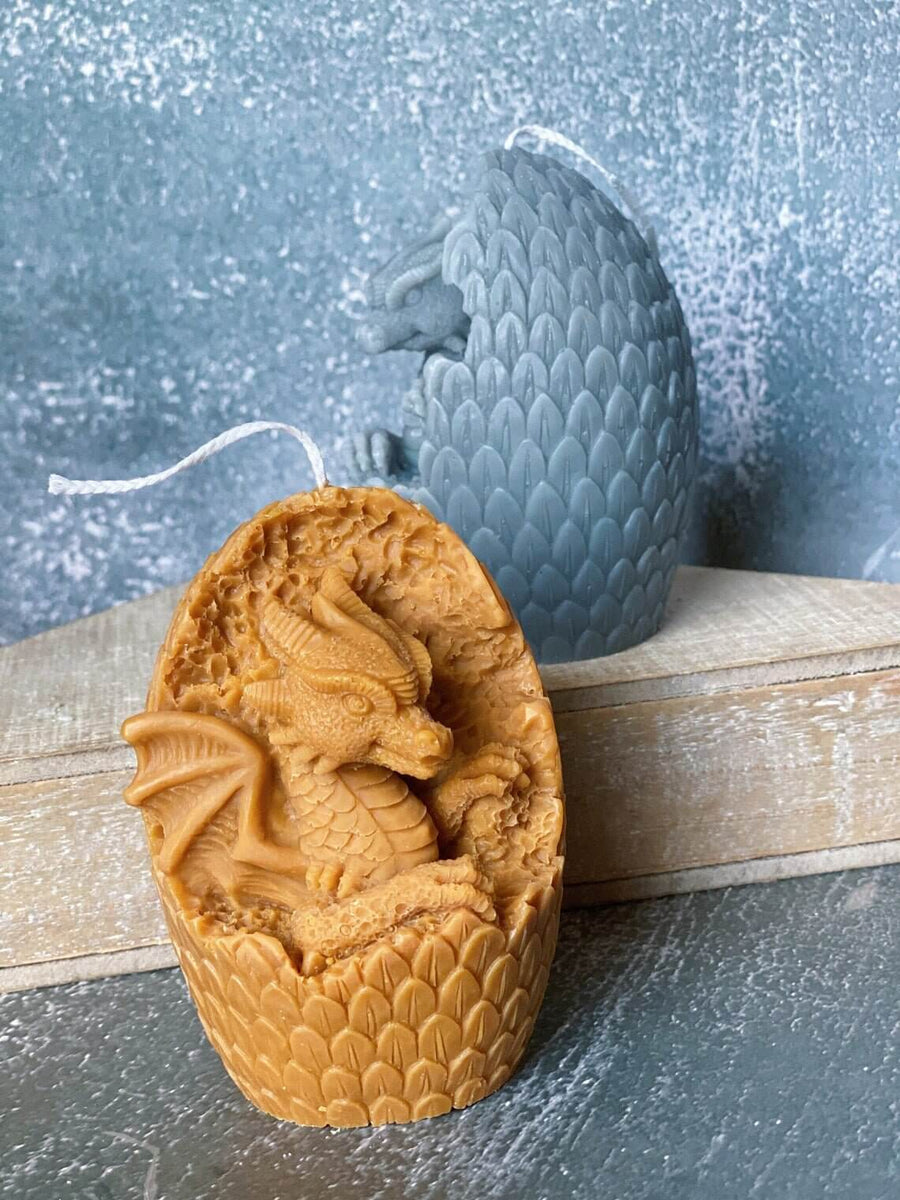 Handmade Dragon’s Egg Candle – Ideal for Fantasy Lovers