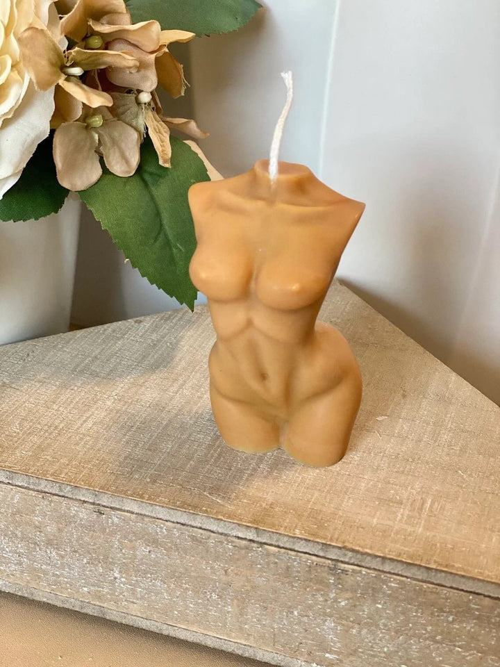Handmade Female Body Candle – Soy Wax for a Feminine Touch