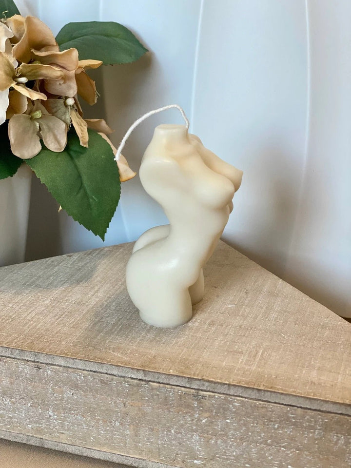 Female Body Sculpture Soy Wax Scented Candle - Crazy About Candles