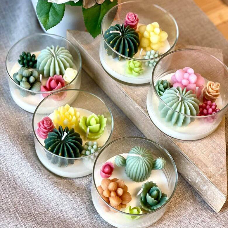 Small Container Candle Elegant Handcrafted Soy Wax Pillar Candles – Crazy About Candles