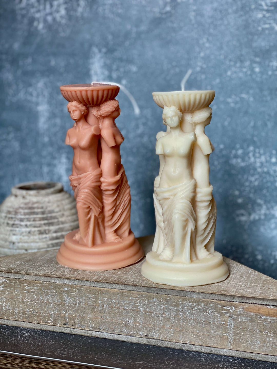 Feminine energy inspired soy candle décor