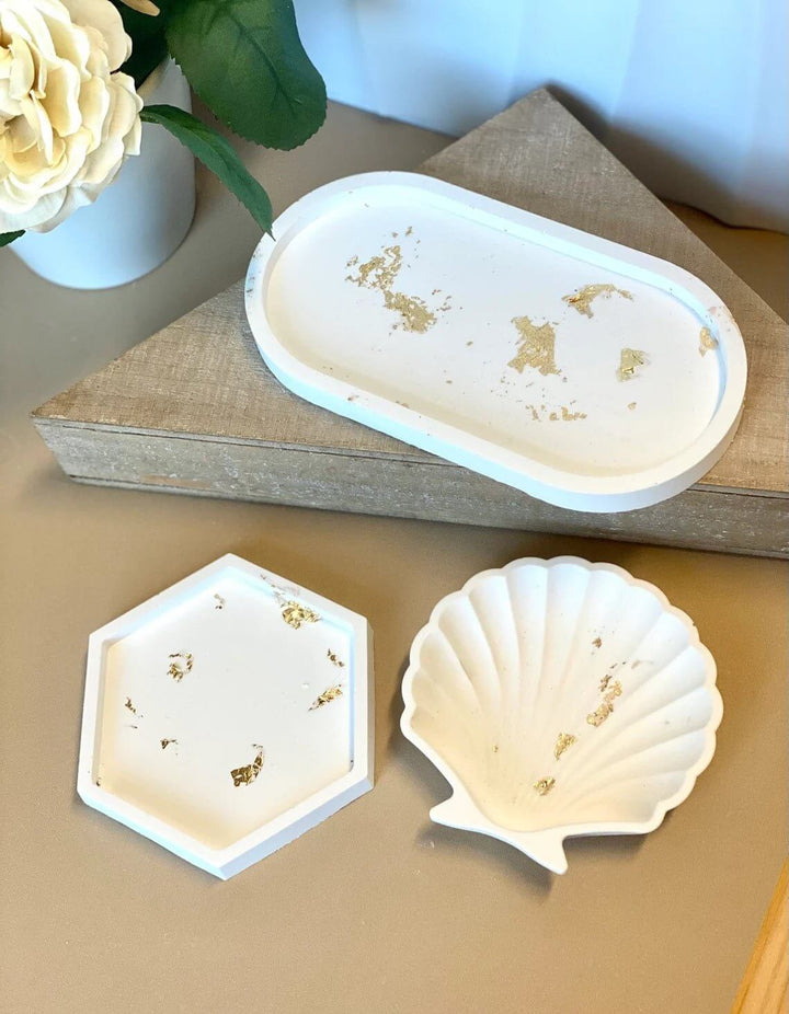 Handmade Jesmonite Tray – Ideal for Modern Interiors