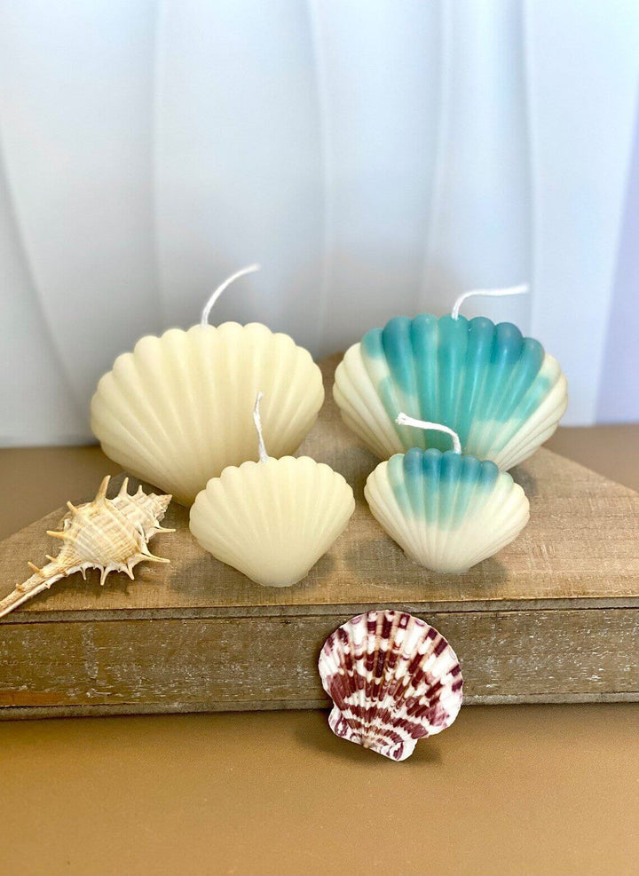 Handmade Soy Wax Shell Candle – Ideal for Ocean-Inspired Decor