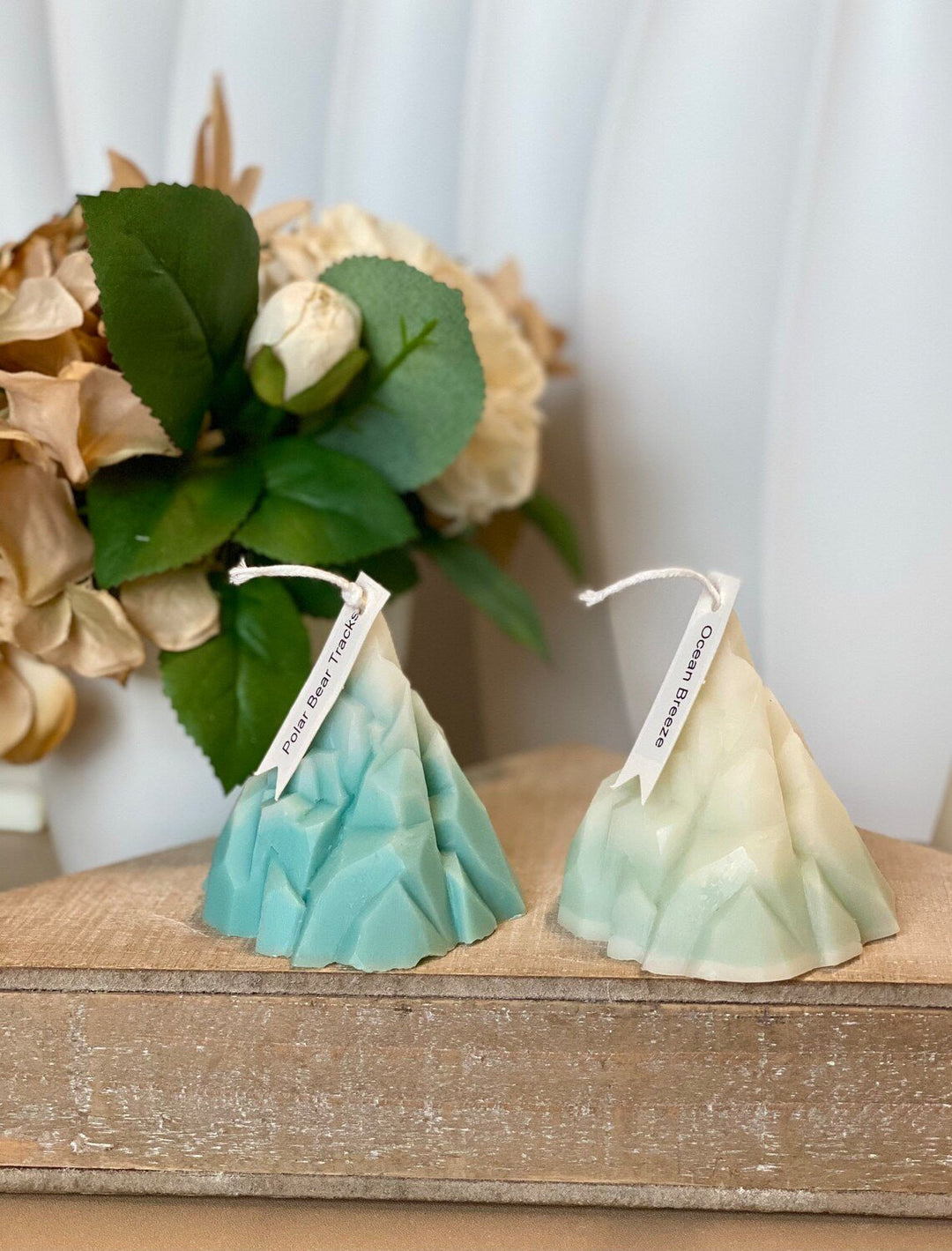 Iceberg Sculpture Candles • Handmade Soy Wax • Home Decor - Crazy About Candles