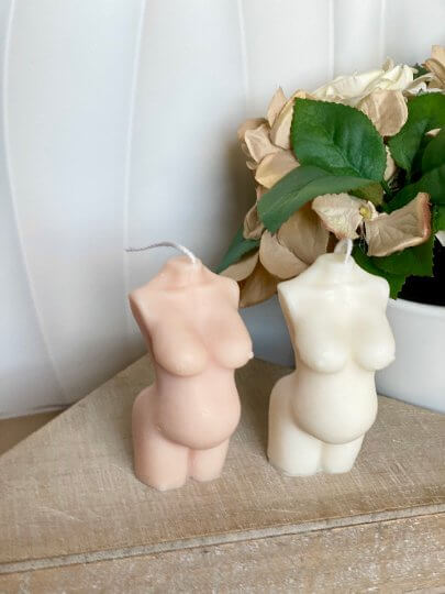 Maternity body art candle for Mother’s Day