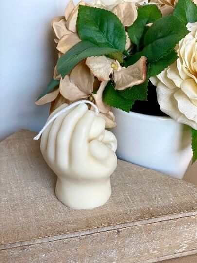 Loving message candle for mother