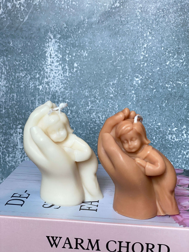 Heartfelt gift candle for mom