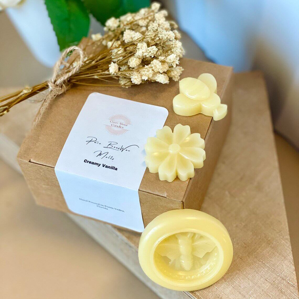 Handmade Organic Beeswax Melts – 6 Pieces of Natural Fragrance