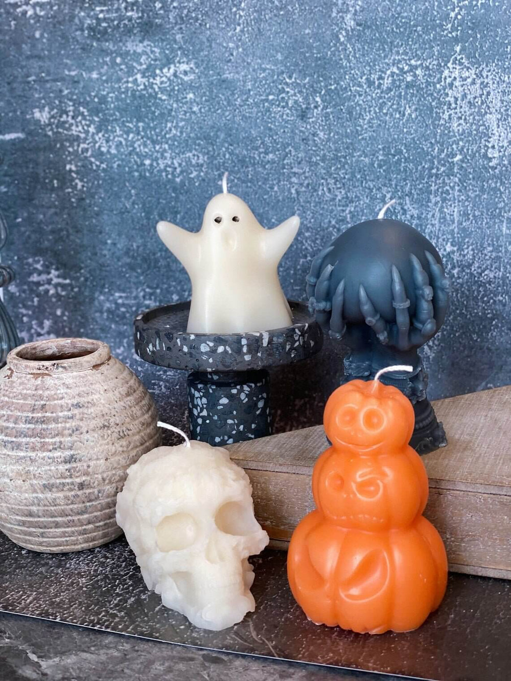 Handcrafted Pumpkin Soy Wax Candle – Fall Decor Essential