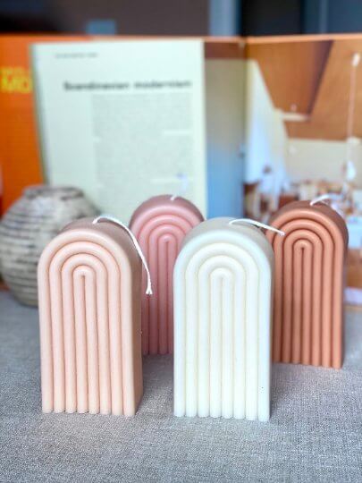 Rainbow Arch Candle from Crazy About Candles