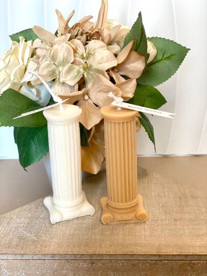 Roman Column Pillar Candle - Crazy About Candles