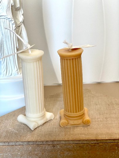 Roman Column Pillar Candle - Crazy About Candles